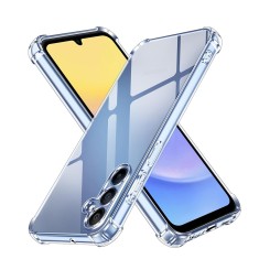 Husa antisoc compatibila samsung galaxy a15, pro airbag, clear foto