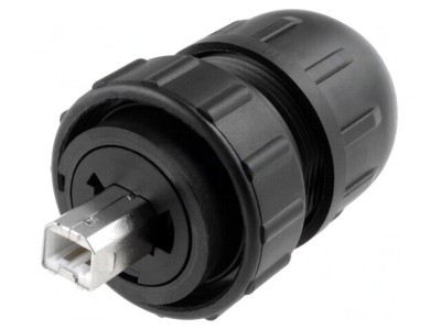 Mufă USB B pe Cablu USB 2.0 IP67/IP68 foto