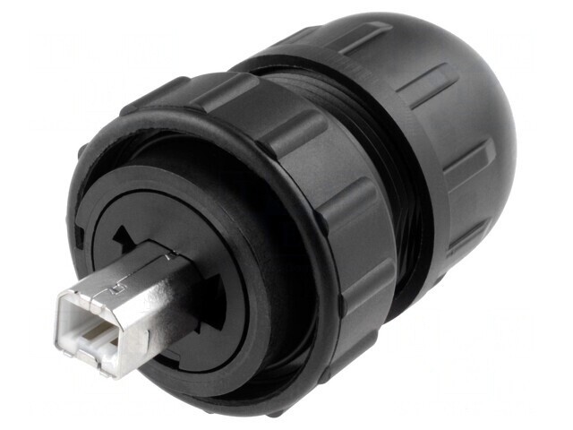 Mufă USB B pe Cablu USB 2.0 IP67/IP68