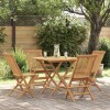 VidaXL Set mobilier de grădină, 5 piese, lemn masiv de tec 3059583