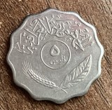 C50 - Moneda foarte veche - Iraq - 5 fils - 1975
