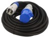 Prelungitor KEL 10m 16A IP44, CEE 7/7, IEC 60309, 3x2.5mm, Guma, Camping EXTREM