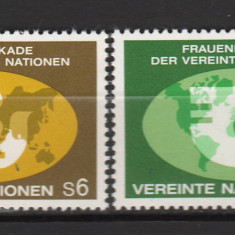 TIMBRE 142 6, ONU, VIENA, 1980, ZIUA INTERNATIONALA A FEMEII.