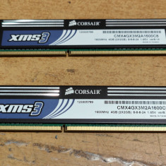 Ram PC Corsair 4GB 2X2gb 1600MHz CMX4GX3M2A1600C8