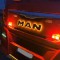 Sigla capota cromata MAN iluminata LED GALBEN TGX
