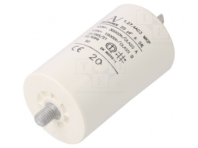 Condensator pentru Motoare 20uF 470VAC