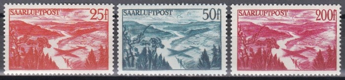 SAAR 1948 - Postă aeriană, Cota 40 EURO, MNH