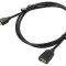 Cablu USB 2.0 USB A la USB A 1m Negru