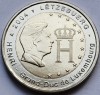 Moneda 2 Euro Luxemburg 2004 Henri I, Monograma, UNC, KM#85