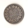 SV * Franta * 5 FRANCS / FRANCI 1836 A * ARGINT * Regele Louis Philippe, Europa