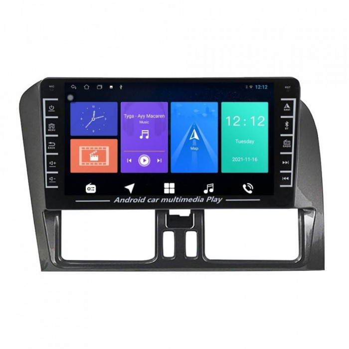 Navigatie dedicata cu Android Volvo XC60 I 2014 - 2017, 1GB RAM, Radio GPS Dual