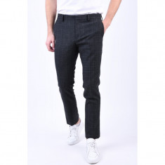 Pantaloni Carouri Lana Selected Mylover Slim Dark Grey foto