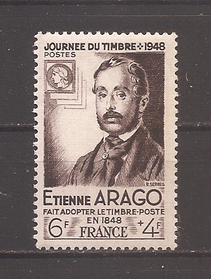 Franta 1948 - Timbre de caritate -Etienne Arago, MNH foto