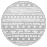 Cumpara ieftin Covor de exterior, ARAKIL gri, &Oslash;160 cm, PP