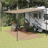 vidaXL Covor pentru cort, gri taupe, 250x450 cm 310744