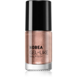 NOBEA Metal Gel-like Nail Polish lac de unghii cu efect de gel culoare Brass N#76 6 ml