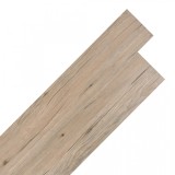 Plăci de pardoseală autoadezive, stejar maro, 5,02 m&sup2;, 2 mm PVC, vidaXL