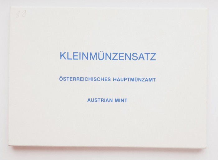 M01 Austria set monetarie 8 monede 1988 2 5 10 50 grosch 1 5 10 20 Schilling PF