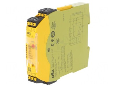 Releu de Siguranță PNOZ s3 24VDC 3IN/3OUT foto