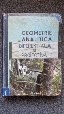 GEOMETRIE ANALITICA DIFERENTIALA SI PROIECTIVA - Receanu, Pasla foto