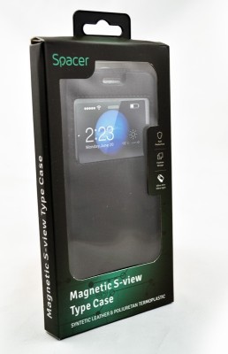 Husa Samsung J7 2017 Spacer, negru, magnetica tip portofel &amp;quot;SPT-M-SA.J72017&amp;quot; foto