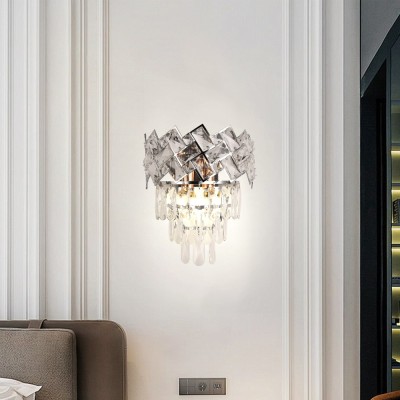 Aplica Cristal WINDSOR, 2x E14, Crom Lucios ModernLight Concept foto
