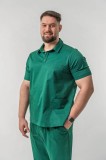 Bluză medicală Alex unisex 503 - Verde Padure L