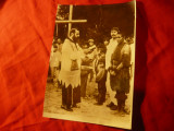 Fotografie de Presa 1936 Casatorie Crestina oficiata de A. de Perousse -Misionar