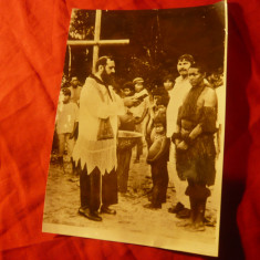 Fotografie de Presa 1936 Casatorie Crestina oficiata de A. de Perousse -Misionar