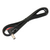 Cablu alimentare DC 2.5 5.5mm, in unghi 90 grade, Xtreme 08711, lungime 1.8m, capat deschis, negru