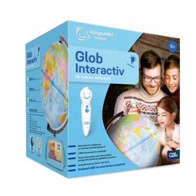 Raspundel Istetel, Glob interactiv in limba romana, versiune noua, ALBI &amp;ndash; BLACKFIRE foto
