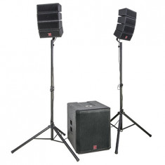 Kit subwoofer BST 46 cm 500W cu 2 sateliti 10 cm 200W RMS