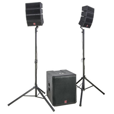 Kit subwoofer BST 46 cm 500W cu 2 sateliti 10 cm 200W RMS foto