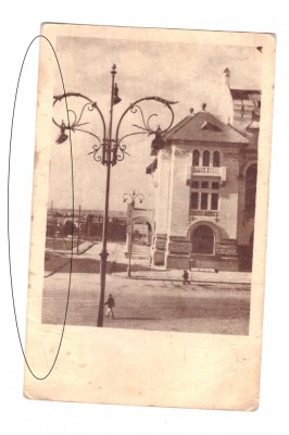 CP Constanta - O aripa a Primariei, RPR, circulata 1950, ingalbenita pe margine foto