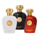 Cumpara ieftin Set 3 Parfumuri Unisex Lattafa Opulent: Musk, Oud, Red, 3 x 100ml, Aromatic Oriental, Intens, Sofisticat