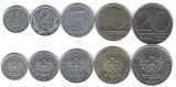 POLONIA LOT / SET Nr 1 : 5 buc , 1+ 2 + 5 + 10 + 20 Zloti / Zlotych 1989
