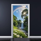 Cumpara ieftin Folie imprimata color pentru decor Usa, dimensiune 200 x 90cm, model: AVX-DR20