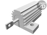 Rezistor Bobinat cu Radiator 68&Omega; 25W &plusmn;5%