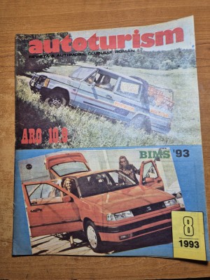 revista autoturism august 1993 - aro 10.9 test foto