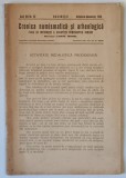 REVISTA CRONICA NUMISMATICA SI ARHEOLOGICA , ANUL XIII , NR. 112 , OCTOMVRIE - DECEMVRIE 1938 , Bucuresti 1938