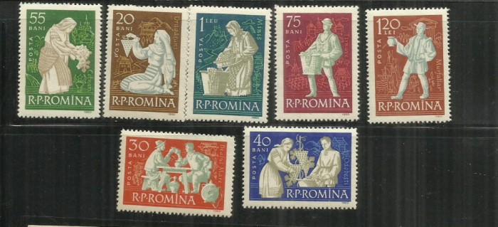 ROMANIA 1960 - VITICULTURA, MNH - LP 511