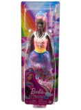 Papusa Barbie Dreamtopia Princess Dark Skin &amp; Light-pink Hair (hgr14)