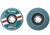 TOTAL - DISC ABRAZIV CU ZIRCONIU 125MMX22MM ,P60 PowerTool TopQuality