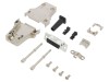 Amphenol Conector D-Sub 15 pini Mamă Pe Cablu Ecranat Lipire Dreapta