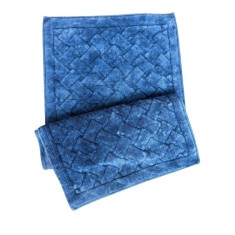Set de 2 covorase pentru baie, bumbac 100%, Hamper Blue