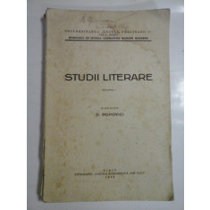 STUDII LITERARE - D. POPOVICI