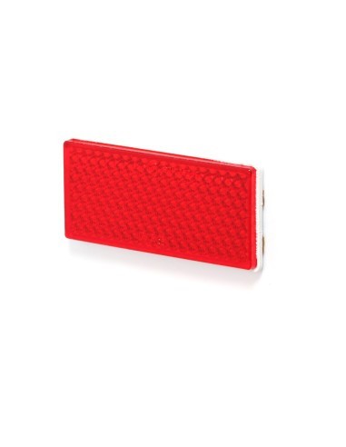 Catadioptru Dreptunghiular Cu Adeziv 51P Up-105X48 Rosu Was