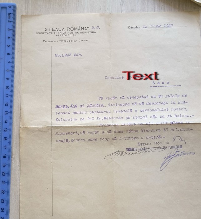 ACT STEAUA ROMANIEI 1923