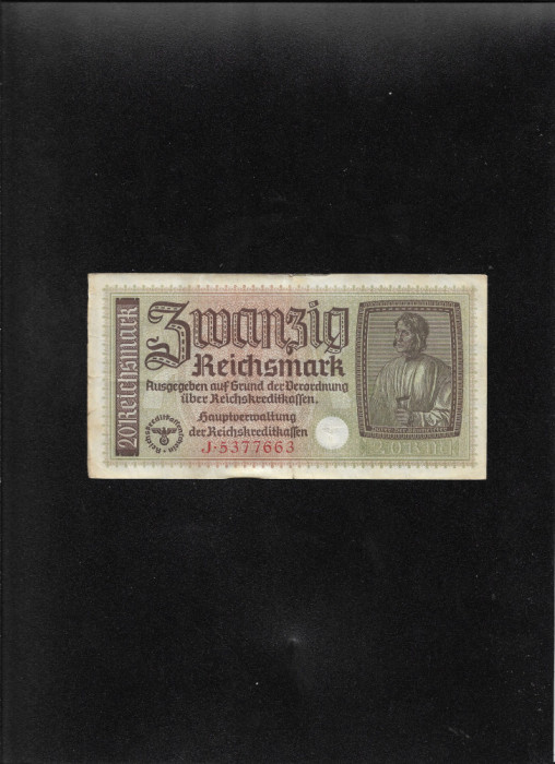 Rar! Germania 20 marci mark reichsmark 1940 (45) seria5377663
