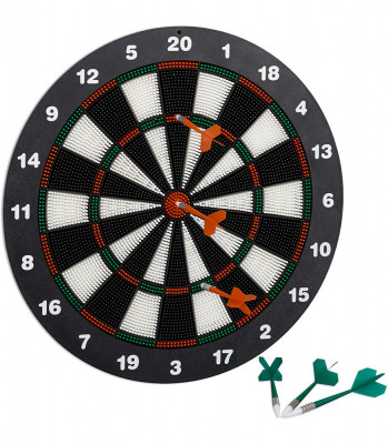 Joc darts Soft pentru copii/adulti, 6 sageti plastic, &amp;Oslash; 42 cm foto